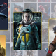 Selene Vassos, Eivor, Miles Morales, and Norman Reedus stand stoically in a promotional poster for PS Plus.